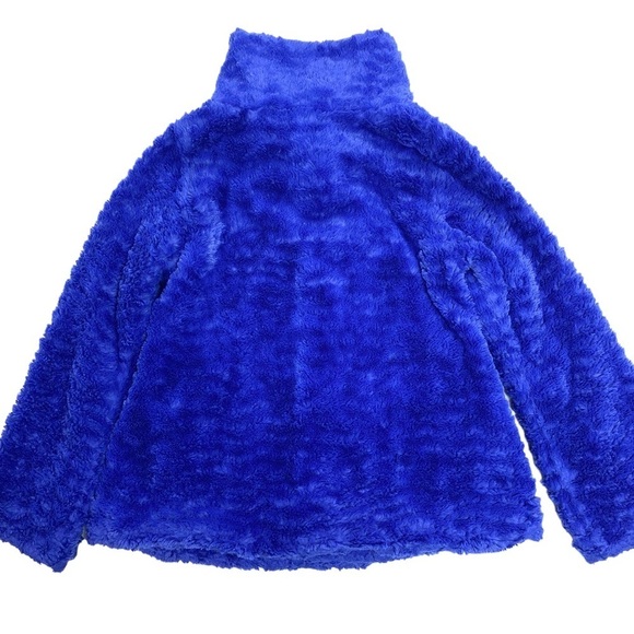 PATAGONIA Teddy Fur Jacket in Royal Blue - Picture 9 of 9